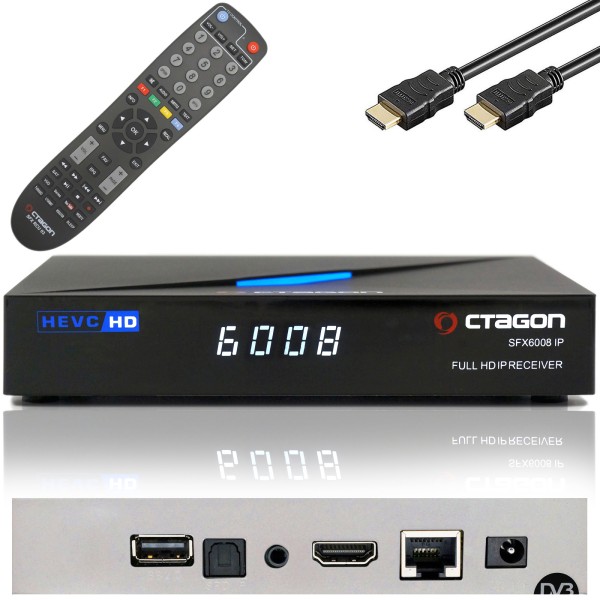 OCTAGON SFX6008 IP HD H.265 HEVC E2 Linux Smart TV Receiver